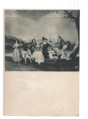 El Museo del Prado, laminas 87 y 88: La gallina ciega y Dos viejos comiendo sopas (Goya)