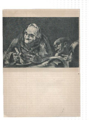 El Museo del Prado, laminas 87 y 88: La gallina ciega y Dos viejos comiendo sopas (Goya)