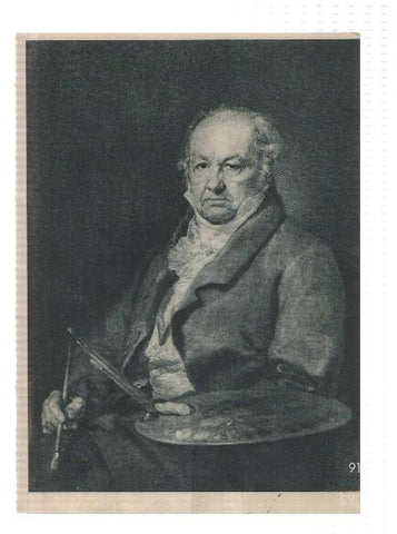 El Museo del Prado, laminas 91 y 92: Retrato de Goya (Vicente Lopez) y La condesa de Vilches (Federico de Madrazo)