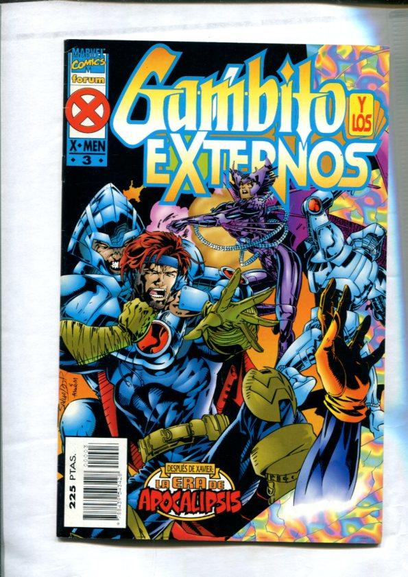 Gambito y los Externos: La era de Apocalipsis numero 3: Los limites del infinito