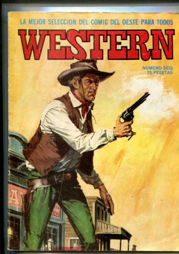 Western numero 06: El oro perdido de los cañones malditos-Los domadores de la ciudad-Casacas rojas-El sheriff (antonio guerrero)