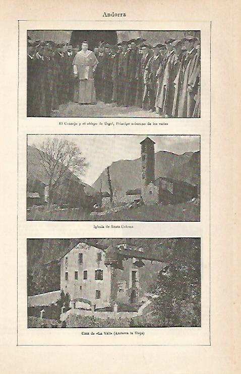 LAMINA ESPASA 6961: Vistas de Andorra