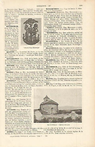 LAMINA ESPASA 11421: Iglesia romanica de Hix Francia