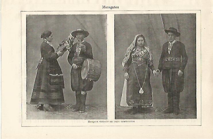 LAMINA ESPASA 18729: Maragatos con trajes tipicos