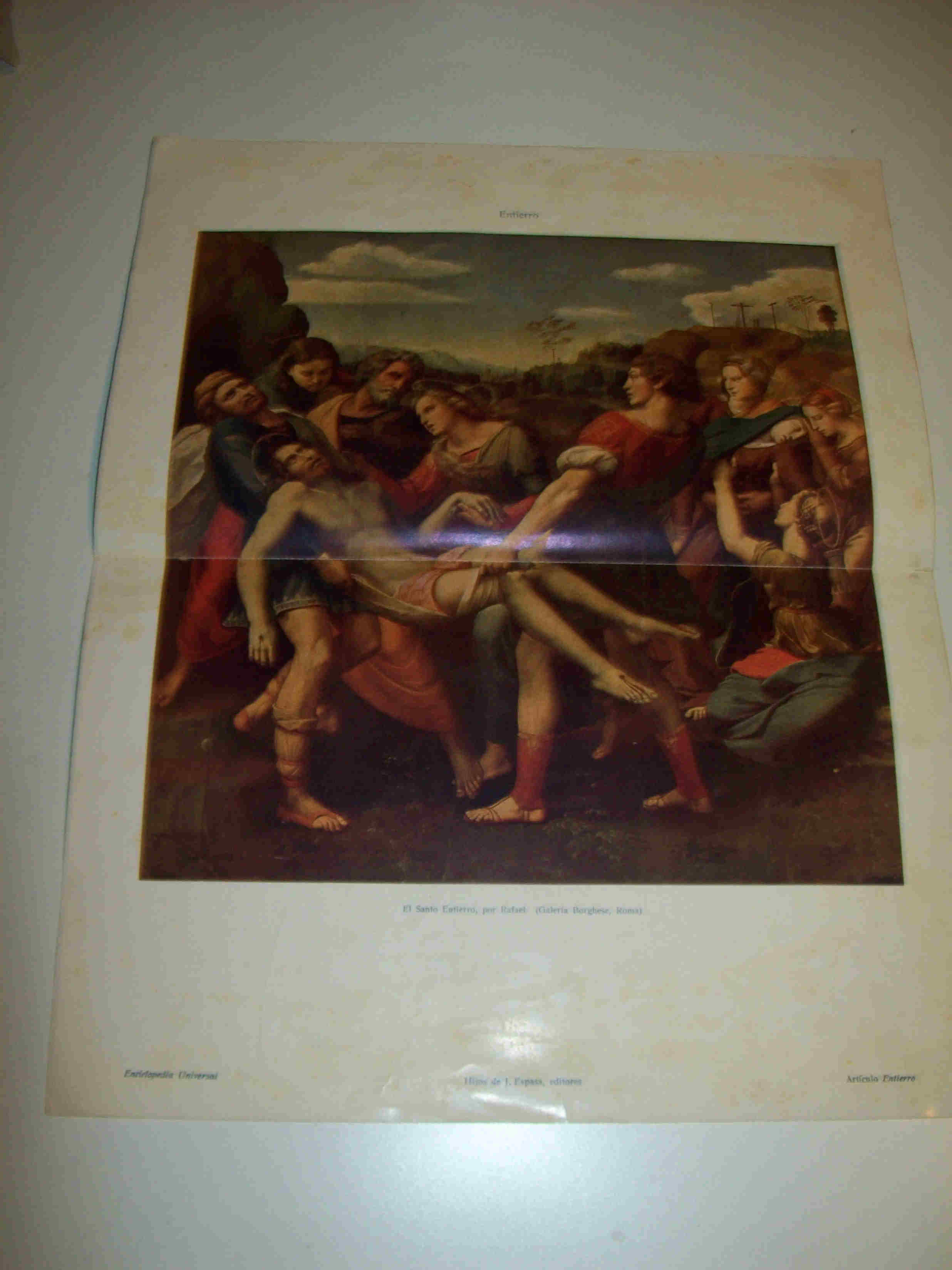 LAMINA ESPASA 18788: El Santo Entierro por Rafael
