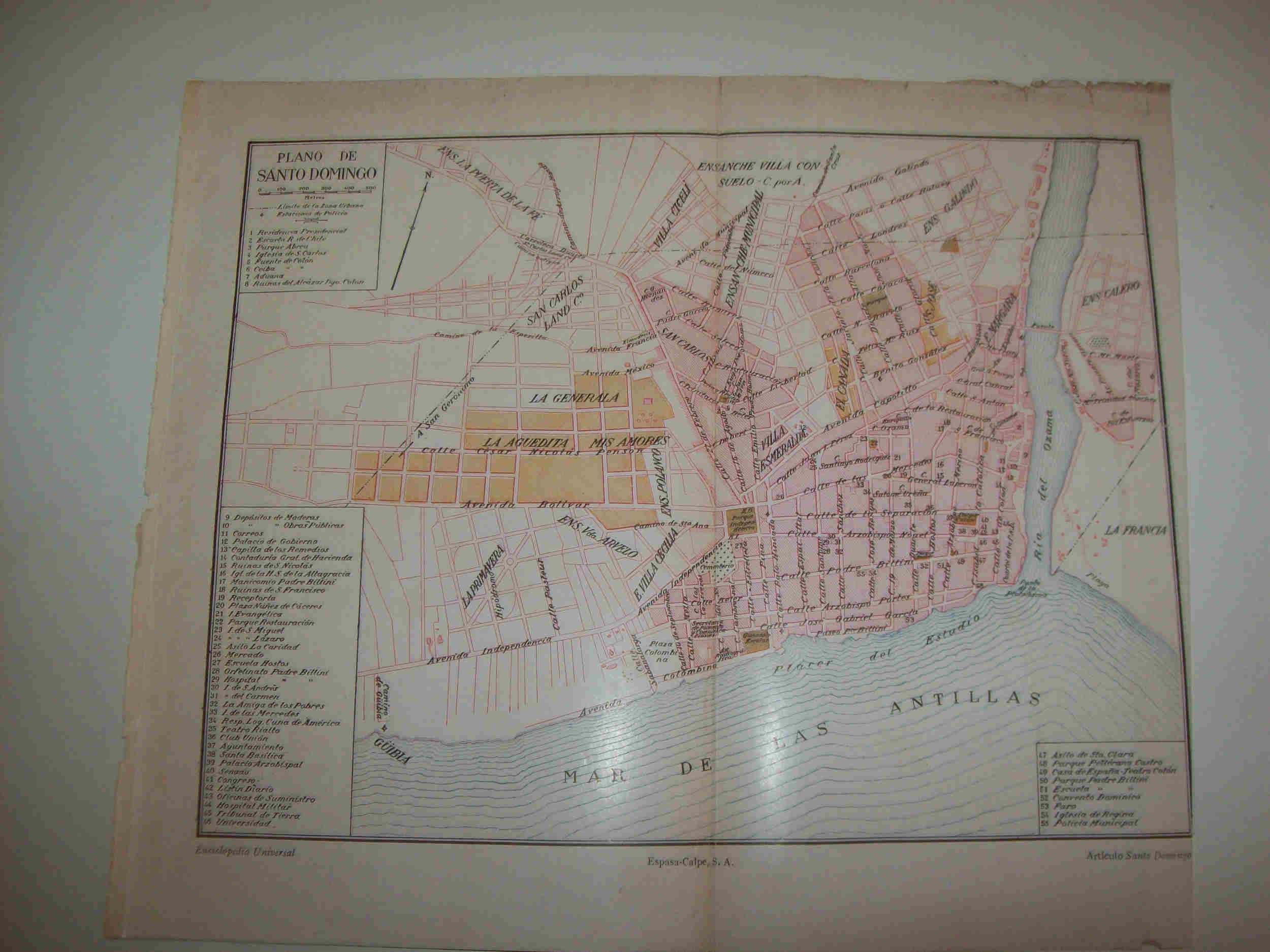 LAMINA ESPASA 19483: Plano de Santo Domingo de El Salvador