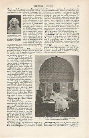 LAMINA ESPASA 19727: Muley Hasan Ben Mehdi Ben ismael de Marruecos