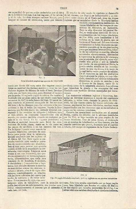 LAMINA ESPASA 20360: Tren anglobelga de la Primera Guerra Mundial