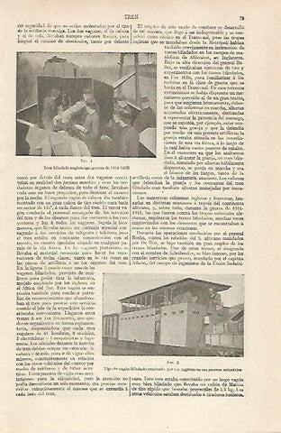 LAMINA ESPASA 20360: Tren anglobelga de la Primera Guerra Mundial