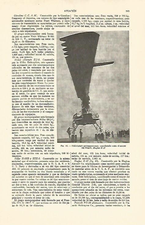 LAMINA ESPASA 21944: Helicoptero Hughes H-17