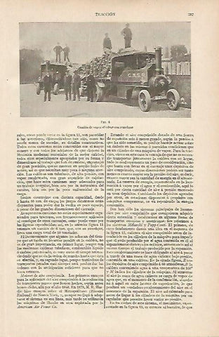 LAMINA ESPASA 11002: Camion con remolque de vapor Foden