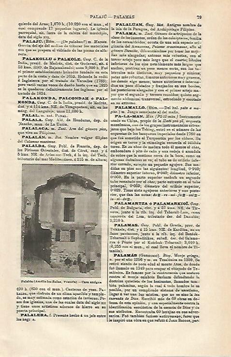 LAMINA ESPASA 24243: Casa de Palalda en Francia