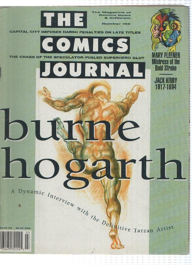 Revista: THE COMICS JOURNAL, Numero 166: Burne Hogarth (Fantagraphic 1994)