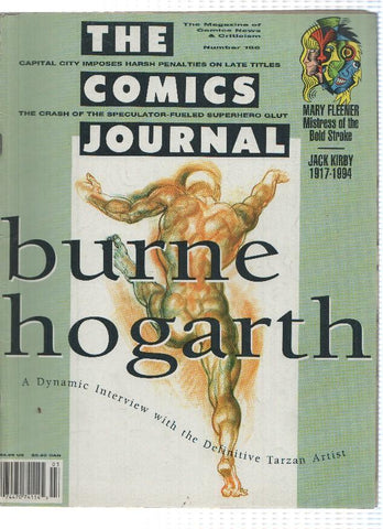 Revista: THE COMICS JOURNAL, Numero 166: Burne Hogarth (Fantagraphic 1994)