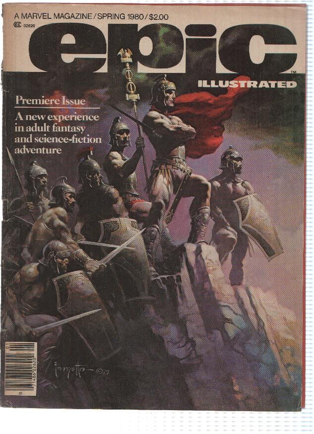 EPIC ILLUSTRATED Magazine: Numero 01: Premiere Issue (Marvel 1980)