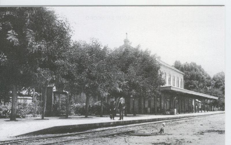 Postal 012778: Estacion de Algeciras,  principio 1900