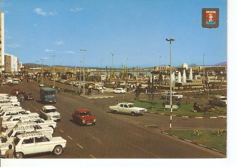 Postal 050373 : Algeciras (Cadiz). Avenida Cañonero Dato. Fuente y Paseo Maritimo