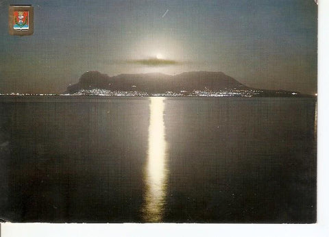 Postal 050379 : Algeciras. Vista nocturna del Peñon de Gibraltar