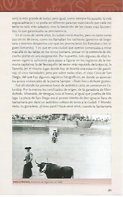 LAMINA COSSIO 50941: Morenito de Algeciras en 1898