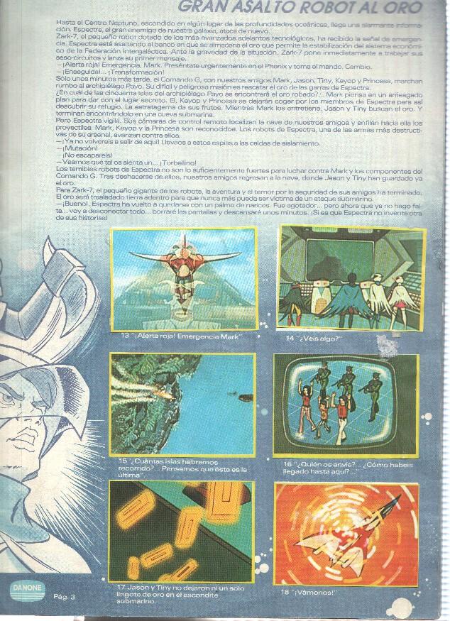 Album Cromos: LA BATALLA DE LOS PLANETAS - Faltan cromos (Danone) 