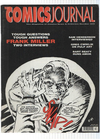 THE COMICS JOURNAL MAGAZINE, Numero 209: FRANK MILLER (Fantagraphics 1998) 