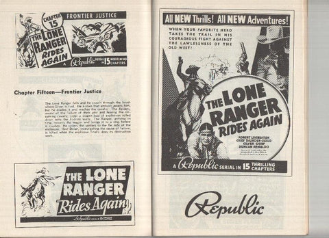 SERIAL QUARTERLY, Numero 03: The Lone Ranger  - Compiled by Alan G. Barbour (Alan G. Barbour 1966)