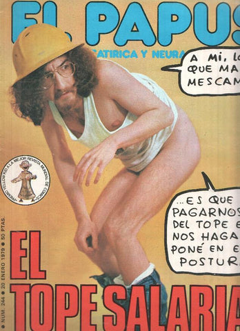 Revista: EL PAPUS, Año VII, Numero 244: El Tope Salarial (20 Enero 1979)