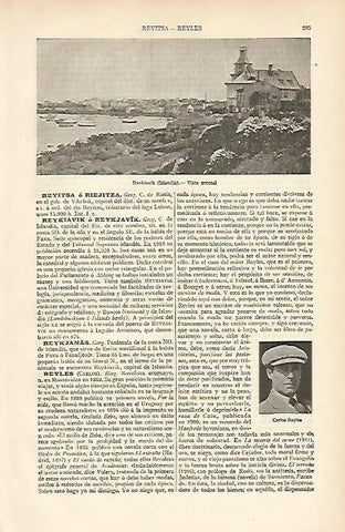 LAMINA ESPASA 6532: Vista general de Reykiavik Islandia