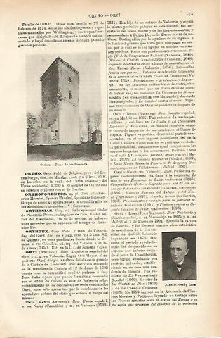 LAMINA ESPASA 7685: Torre de los Moncada en Orthez Francia