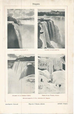 LAMINA ESPASA 9435: Cataratas del Niagara