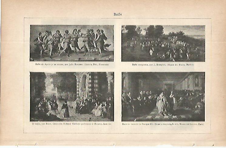 LAMINA ESPASA 9682: Tipos de baile
