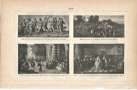 LAMINA ESPASA 9682: Tipos de baile