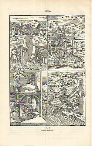 LAMINA ESPASA 17016: Ruedas hidraulicas