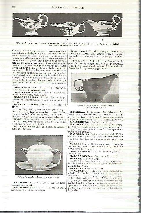 LAMINA ESPASA 18203: Salseras