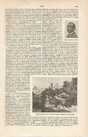 LAMINA ESPASA 6054: Jardin de San Lucas por E. Vera y Sales