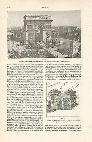 LAMINA ESPASA 20472: Desfile de los Aliados en 1918 en Paris