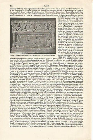 LAMINA ESPASA 20902: Sepulcro de Cristobal Felici en Siena