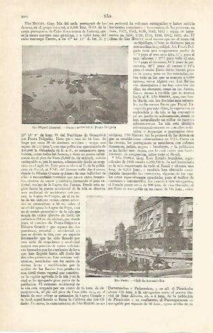 LAMINA ESPASA 14087: Puerto arificial en Sao Miguel Azores