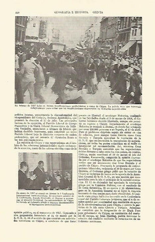 LAMINA ESPASA 21753: Manifestacion antibritanica en Atenas en 1957