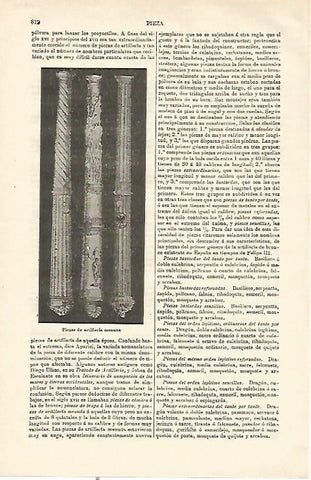 LAMINA ESPASA 23231: Piezas de artilleria menuda