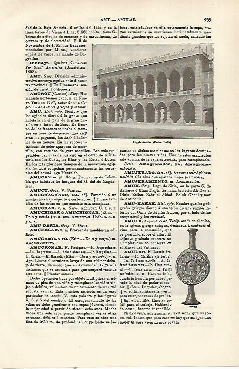 LAMINA ESPASA 23714: Loggia Amules en Padua