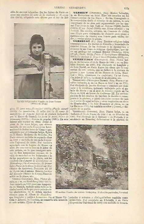 LAMINA ESPASA 6084: La hija del pescador por J. Verhas