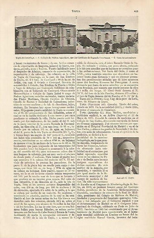 LAMINA ESPASA 6469: Colegio de Padres Agustinos de Tapia de Casariego Asturias