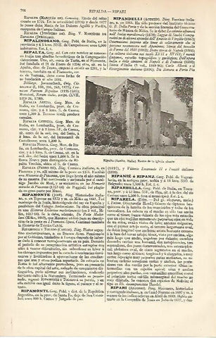 LAMINA ESPASA 6690: Restos de la iglesia de Ripalta Italia