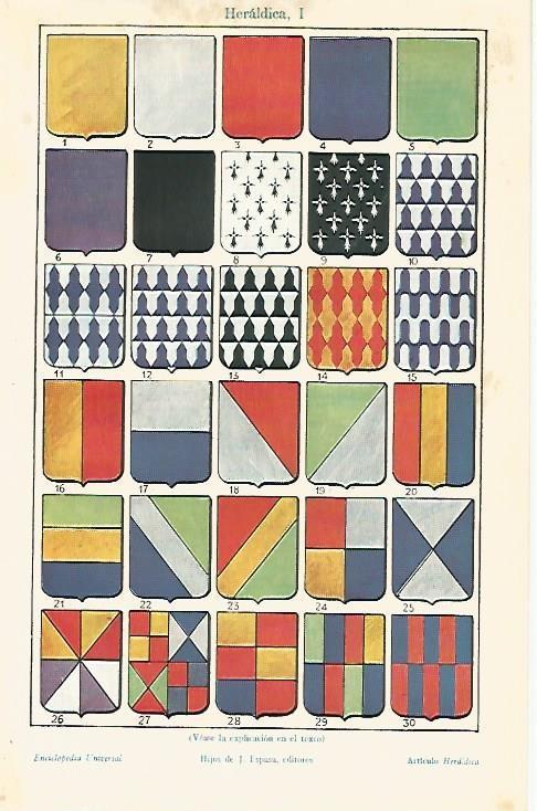 LAMINA ESPASA 654: Heraldica I
