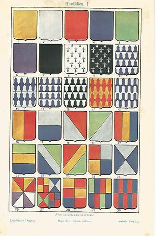 LAMINA ESPASA 654: Heraldica I
