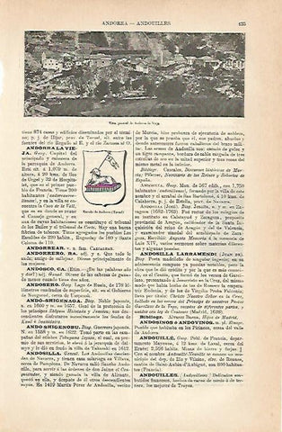 LAMINA ESPASA 6964: Vista de Andorra la Vella