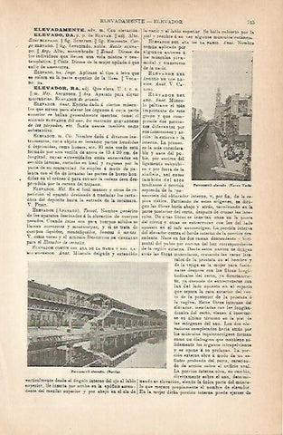 LAMINA ESPASA 6859: Ferrocarril elevado en Nueva York y en Berlin