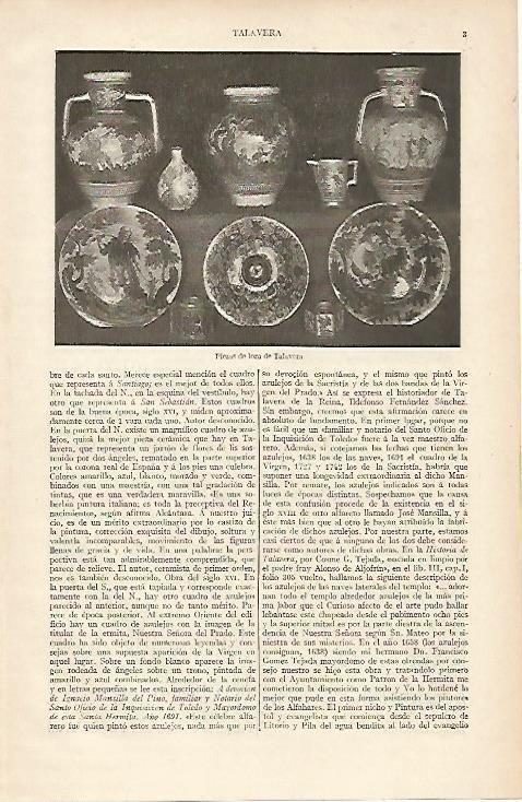 LAMINA ESPASA 6376: Ceramica de Talavera