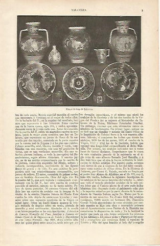 LAMINA ESPASA 6376: Ceramica de Talavera